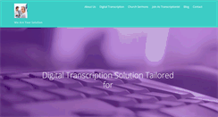 Desktop Screenshot of flexiscribe.com